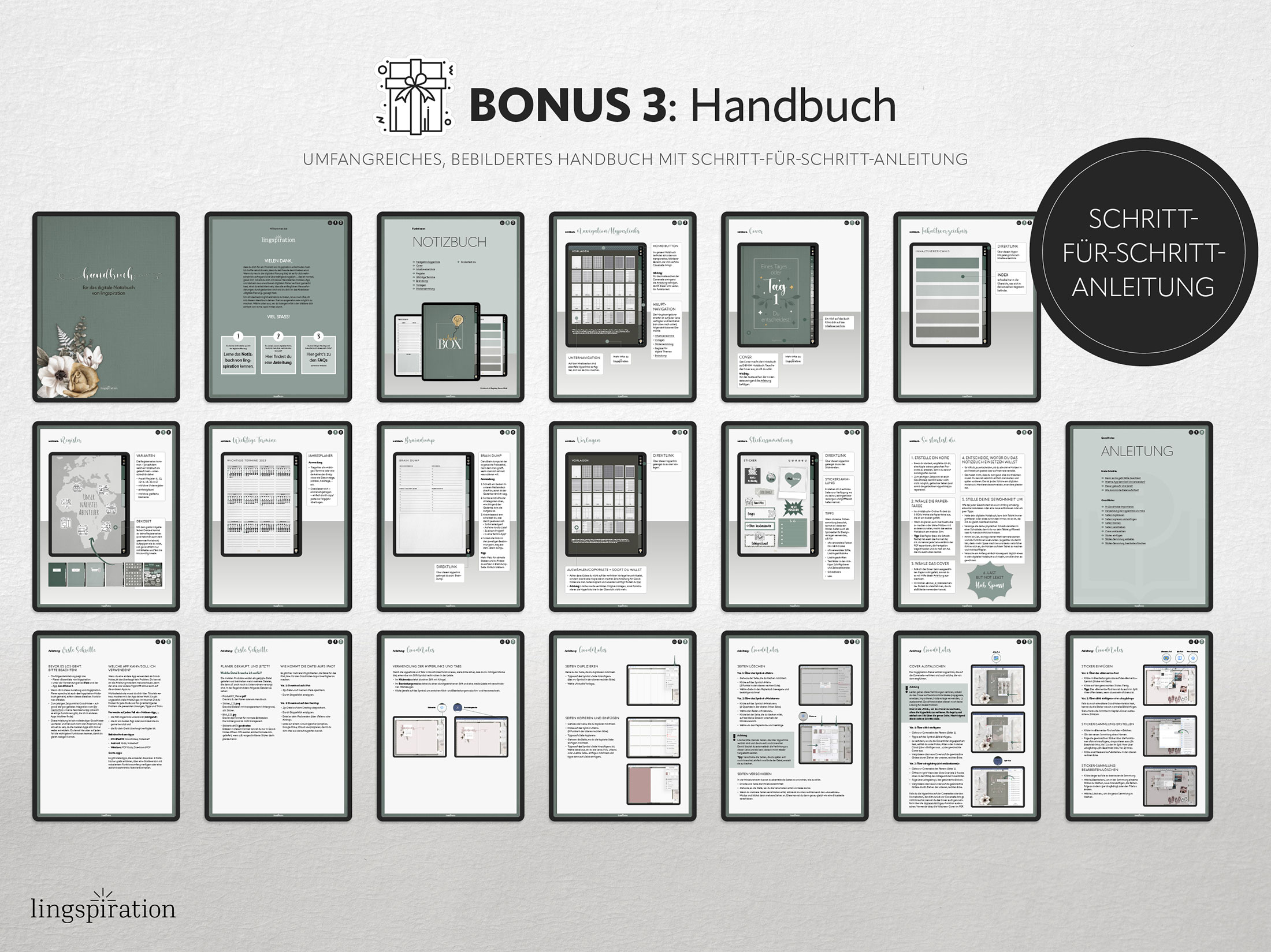 Bonus 3: Handbuch